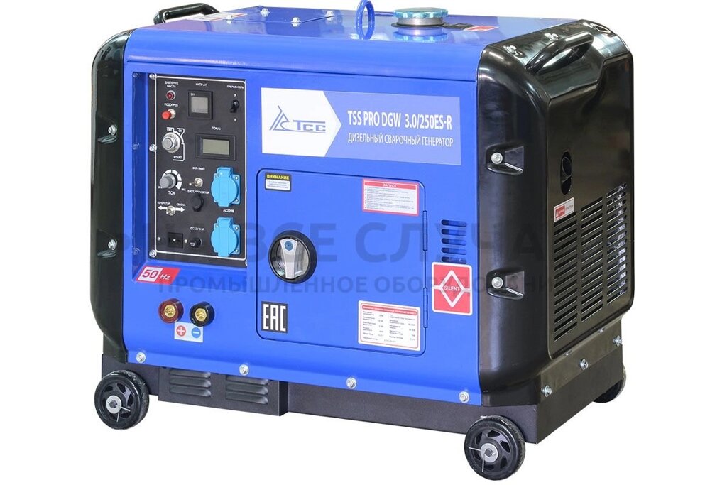 Дизельный сварочный генератор в кожухе TSS PRO DGW 3.0/250ES-R от компании На все случаи - фото 1