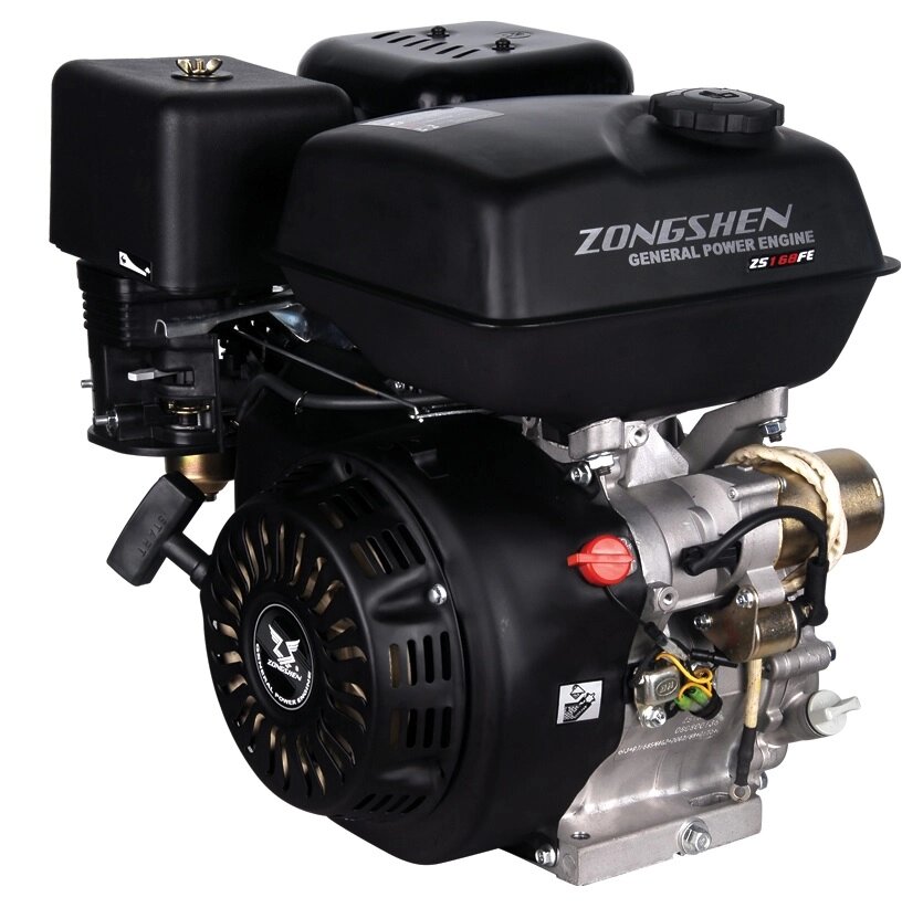 Двигатель бензиновый Zongshen ZS 168 FBE-4 от компании На все случаи - фото 1