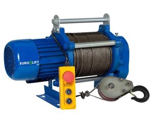 EURO-LIFT KCD (300/600 кг, 70/35 м, 220 В) Лебедка электрическая