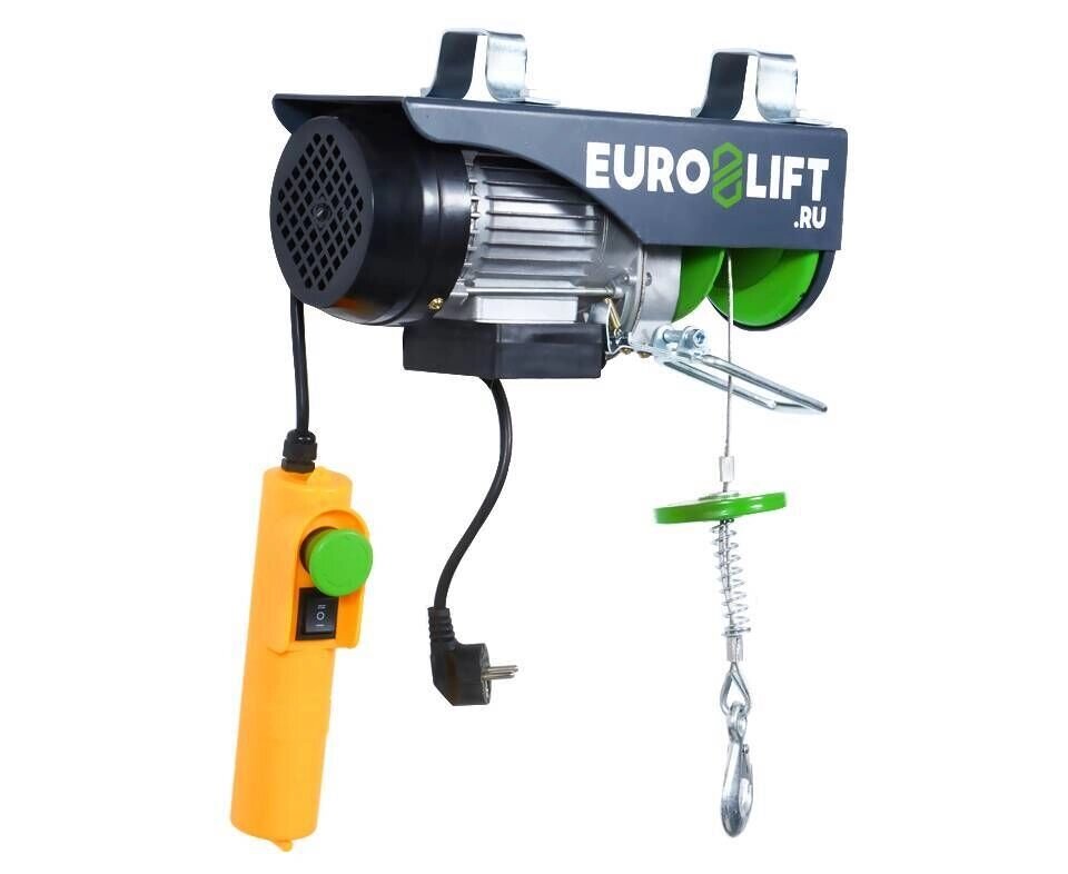 EURO-LIFT PA-500A (250/500 кг, 18 м) Тельфер электрический (миниэлектроталь, лебедка) от компании На все случаи - фото 1