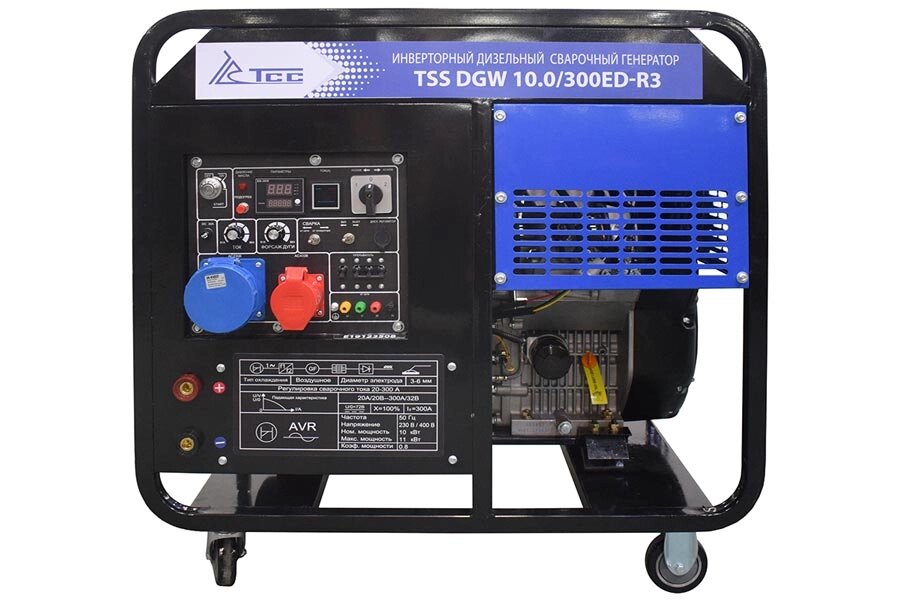 Инверторный дизельный сварочный генератор TSS DGW 10.0/300ED-R3 от компании На все случаи - фото 1