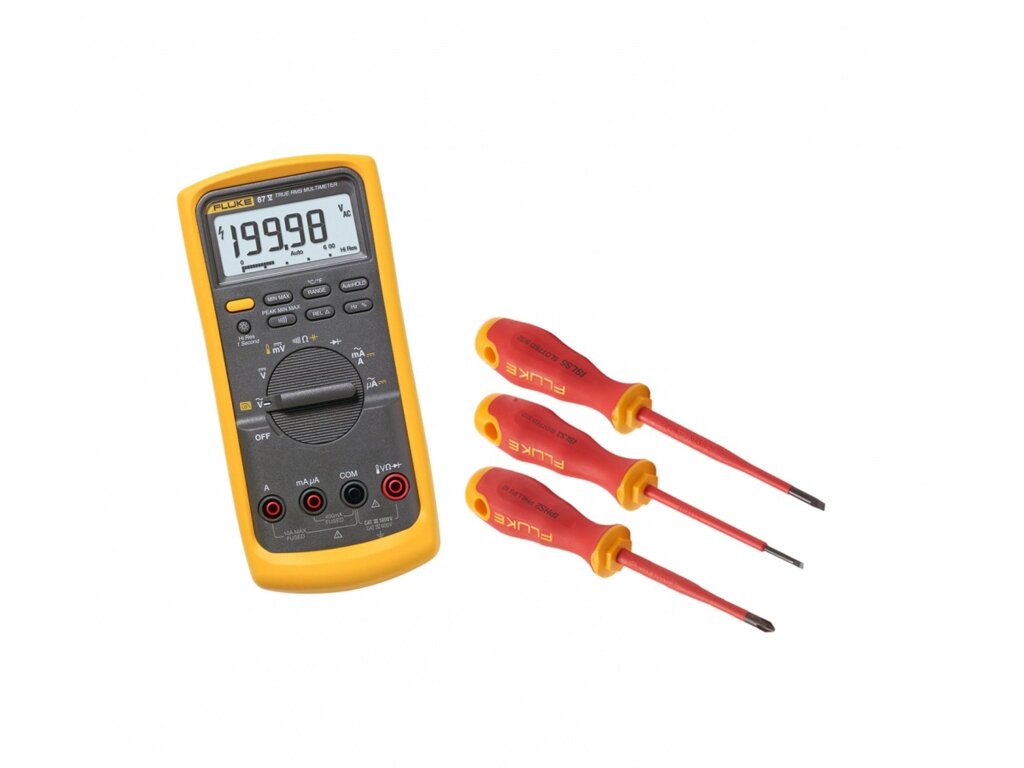 Комплект Fluke IB875L - мультиметр Fluke 87V с набором отвёрток от компании На все случаи - фото 1