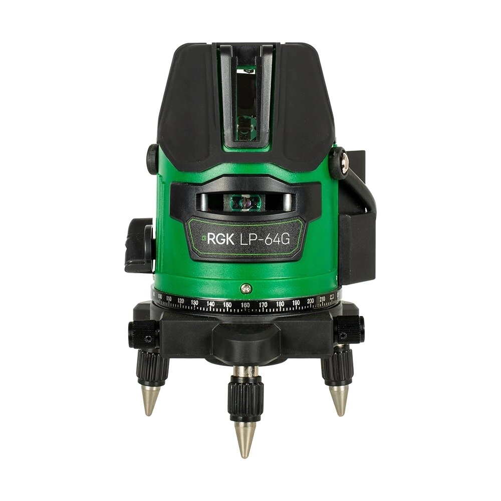 Комплект: лазерный уровень RGK LP-64G + штатив RGK LET-170 от компании На все случаи - фото 1