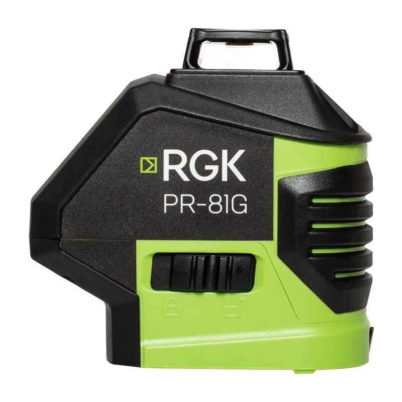 Комплект: лазерный уровень RGK PR-81G + штанга-упор от компании На все случаи - фото 1