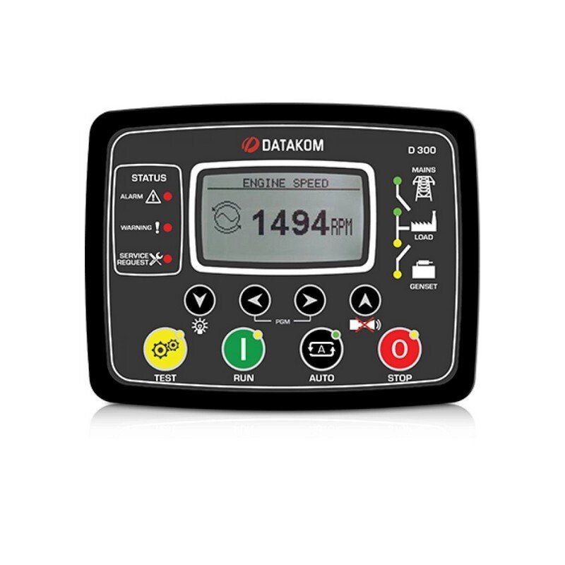 Контроллер для генератора Datakom D-300-P (MPU,J1939, GSM с зарядным устройством) от компании На все случаи - фото 1