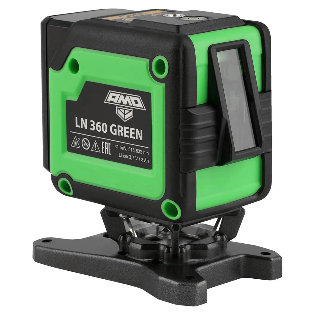 Лазерный уровень AMO LN 360 Green с зеленым лучом от компании На все случаи - фото 1