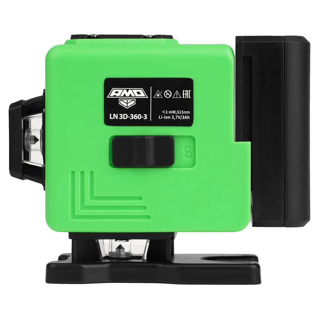 Лазерный уровень AMO LN 3D-360-3 с зеленым лучом от компании На все случаи - фото 1