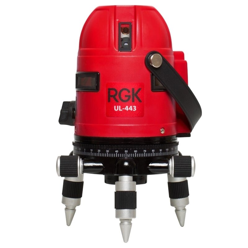Лазерный уровень RGK UL-443 + штанга-упор RGK CG-2 от компании На все случаи - фото 1