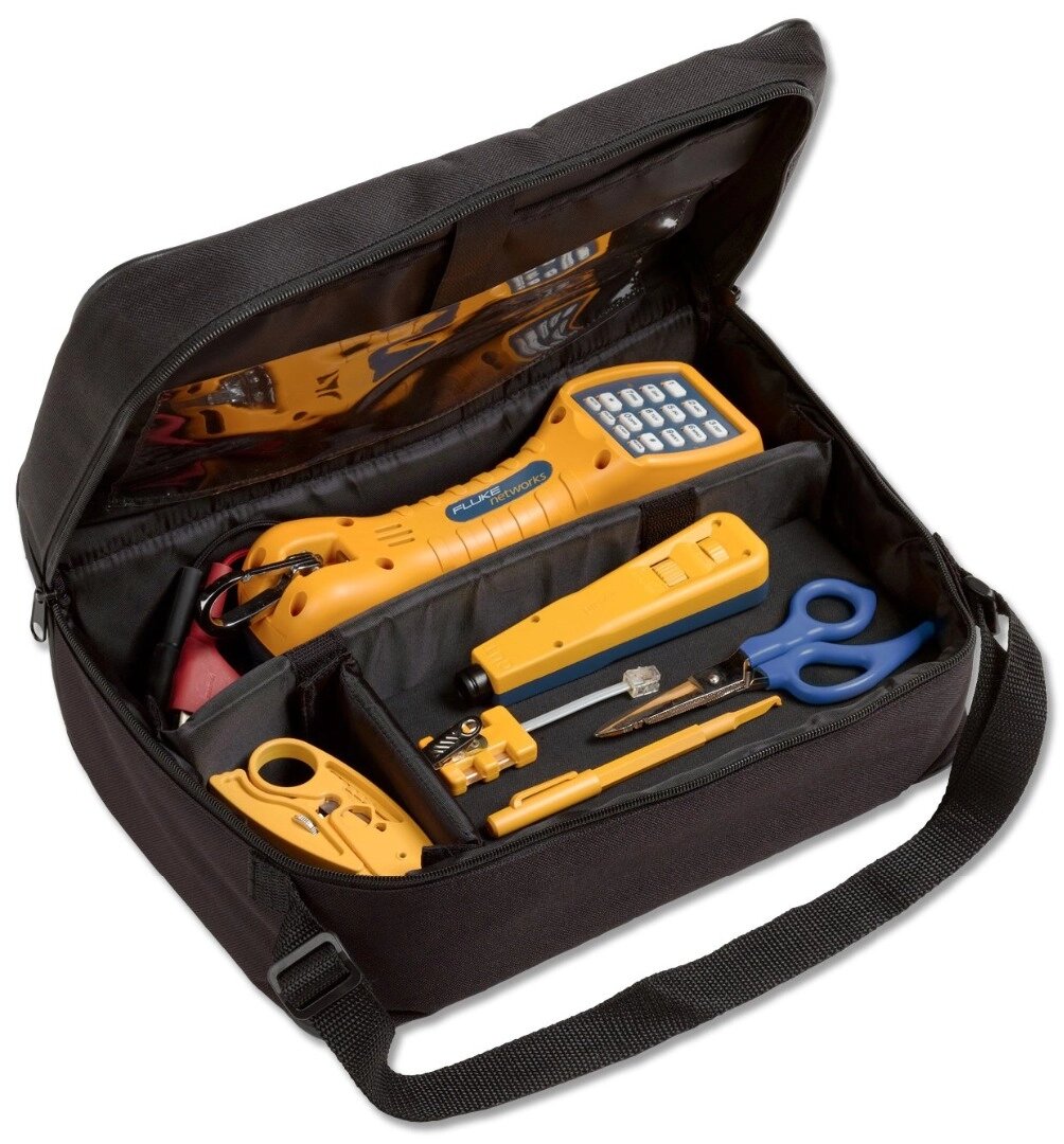 Набор инструментов Fluke Networks Electrical Contractor Telecom Kit II with TS30 Test Set от компании На все случаи - фото 1