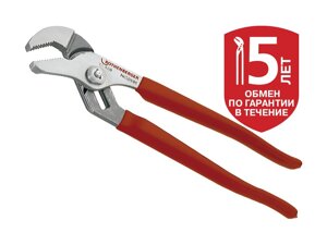 Сантехнические клещи с проточками тип CL D 1,1/2", L 9,1/2" с пластиковыми ручками.