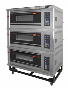 Шкаф пекарский подовый газовый ШЖГ/3 (400 С, с пароувлажнением) Grill Master