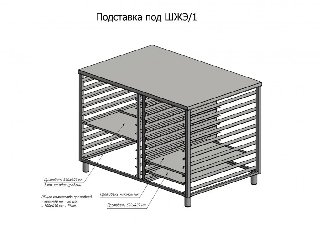 Подставка под ШЖЭ/1 (н/сталь) Grill Master от компании На все случаи - фото 1