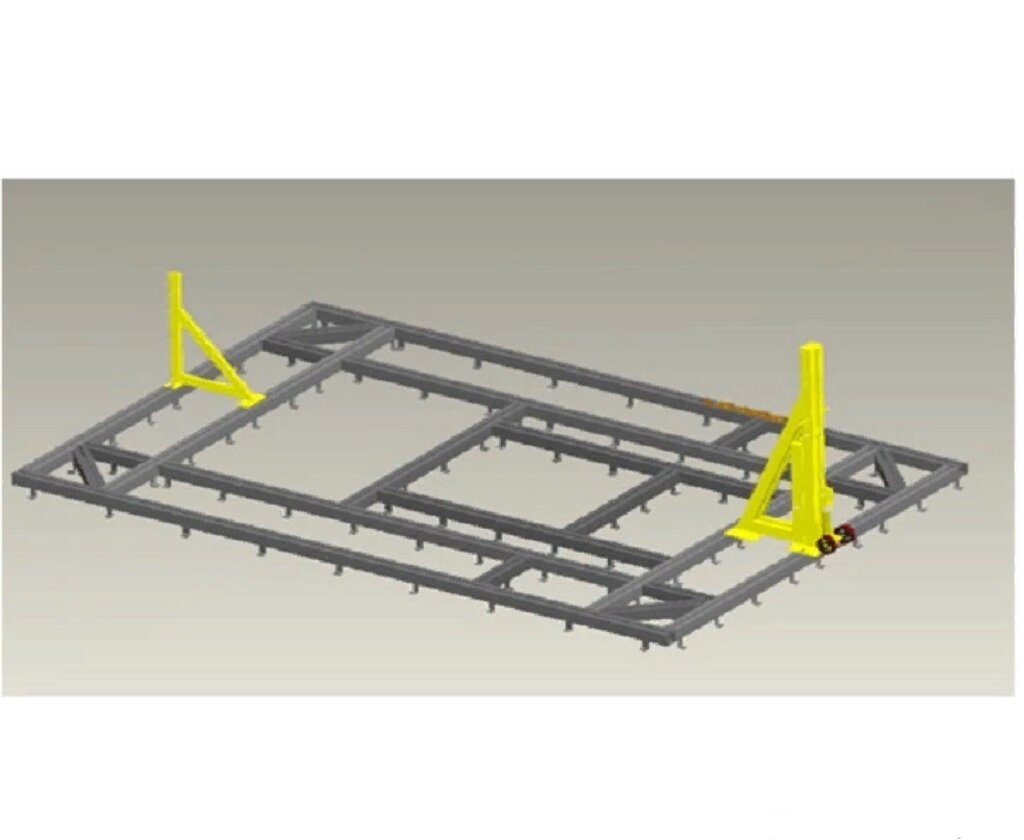 Рама напольная для правки кузовов автомобилей ATIS G6 от компании На все случаи - фото 1