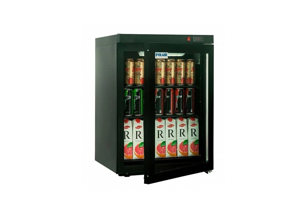 Шкаф холодильный Polair DM102-Bravo черный с замком от компании На все случаи - фото 1