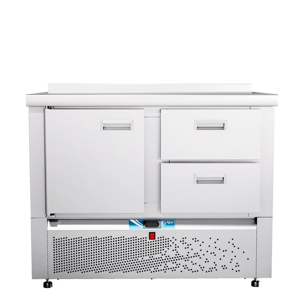 Стол холодильный низкотемпературный СХН-70Н-01 (дверь, ящик 1/2) с бортом от компании На все случаи - фото 1