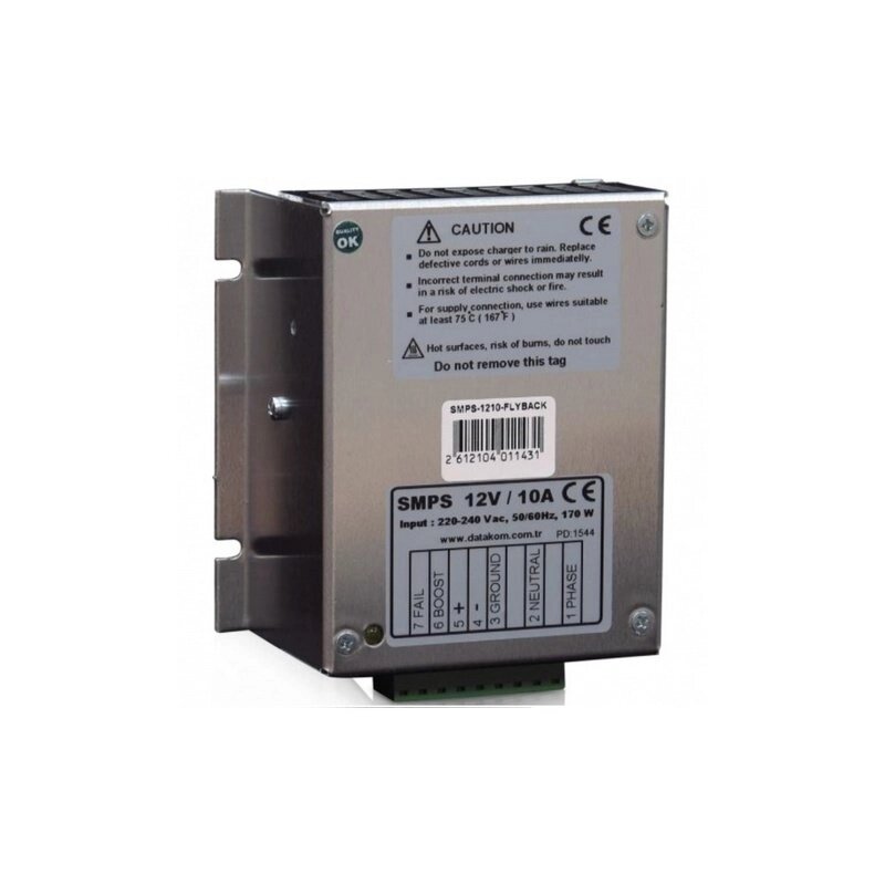 Зарядное устройство Datakom SMPS-1210-FLYBACK (12В, 10А) от компании На все случаи - фото 1