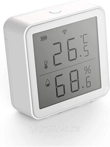 Wi-Fi Датчик температуры и влажности Tuya Smart, онлайн Гигрометр-Термометр)