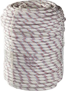 Фал плетёный полипропиленовый с сердечником Сибин, 100 м, 12 мм, 24-прядный, 700 кгс (50215-12)