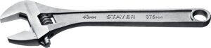 Ключ разводной STAYER 375/43 мм, серия "MAX-Force"2725-37)