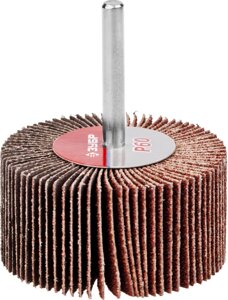 Круг шлифовальный веерный лепестковый ЗУБР электрокорунд нормальный, P60, 30х60мм (36602-060)