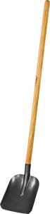 Лопата совковая Фаворит, ЗУБР, 270x230x1440 мм, деревянный черенок, серия "Профессионал"4-39521_z02)