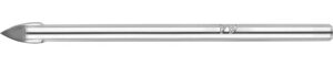 Сверло по стеклу и кафелю URAGAN 4 мм, 2-х резцовый, хвостовик цилиндрический (29830-04)
