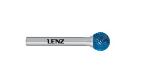 Твердосплавная борфреза Lenz, форма D (сферические), покрытие Blue6 12, 11.4, 56