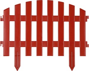 Забор декоративный АР ДЕКО, Grinda, 28х300 см, терракот (422203-T)