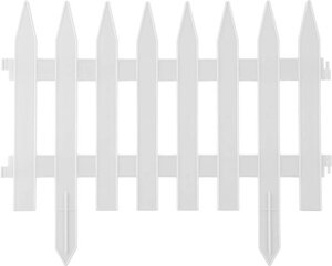 Забор декоративный КЛАССИКА, Grinda, 28х300 см, белый (422201-W)
