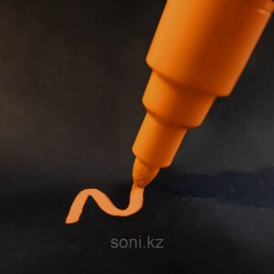 Меловой маркер оранжевый 3-5мм
