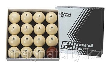 Бильярдные шары для русского бильярда Старт 60 мм от компании Atlanta Интернет-Магазин - фото 1