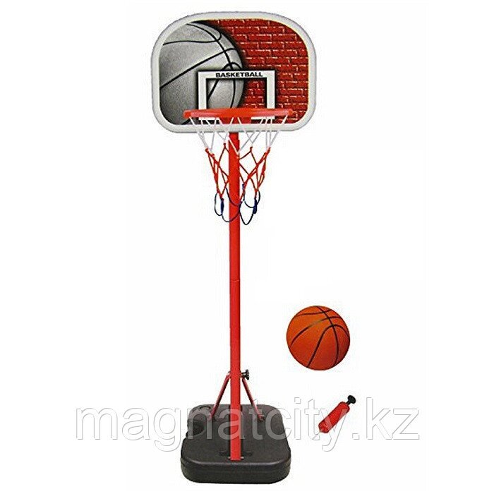 Детская баскетбольная стойка складная 116 см в чемодане арт. от компании Atlanta Интернет-Магазин - фото 1