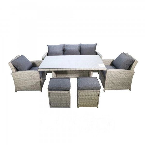 Комплект мебели "Новый Орлеан" (Стол+Кресло 2+Диван+Пуфики 2) от компании Atlanta Интернет-Магазин - фото 1
