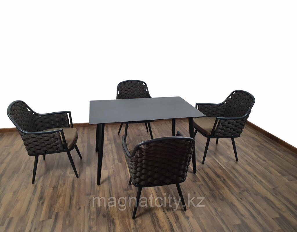 Комплект мебели обеденный "Копенгаген" (4 кресла +стол) от компании Atlanta Интернет-Магазин - фото 1