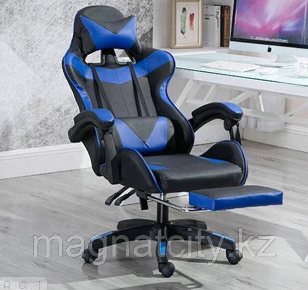 Кресло игровое GC-1050, сине-черное от компании Atlanta Интернет-Магазин - фото 1