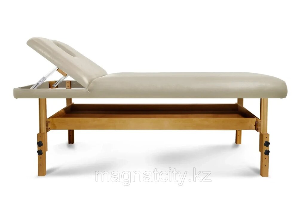 Массажный стол Relax Comfort бежевая кожа от компании Atlanta Интернет-Магазин - фото 1