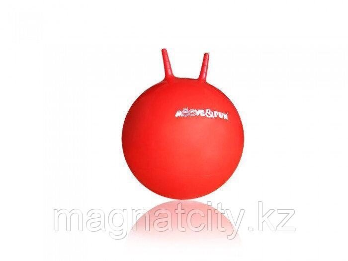 Мяч-попрыгун с ручкой «улиткины рожки» (диаметр 45 см) от компании Atlanta Интернет-Магазин - фото 1