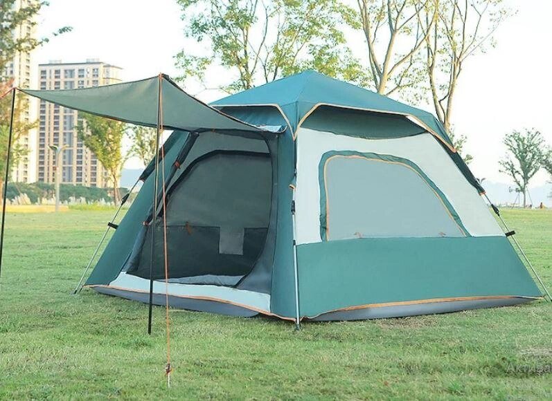 Палатка туристическая JJ-006-green от компании Atlanta Интернет-Магазин - фото 1
