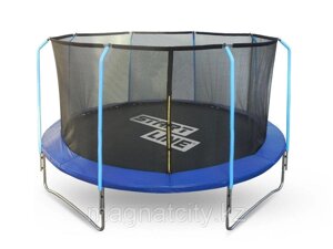 Батут StartLine Fitness 12 футов (366 см) с внутренней сеткой и держателями