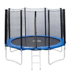 Батут ART. FiT 10ft с защитной сеткой и лестницей, 4 ноги 305 см