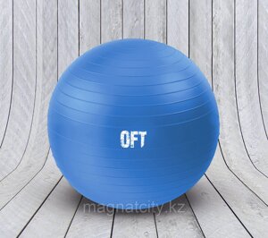 Гимнастический мяч 75 см синий, с насосом (FT-GBR-75BS)