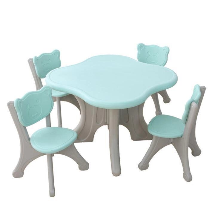 Пластиковые столик + 4 стула от компании Atlanta Интернет-Магазин - фото 1