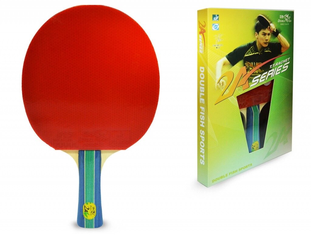Ракетка для настольного тенниса DOUBLE FISH - 2А-С (ITTF) от компании Atlanta Интернет-Магазин - фото 1
