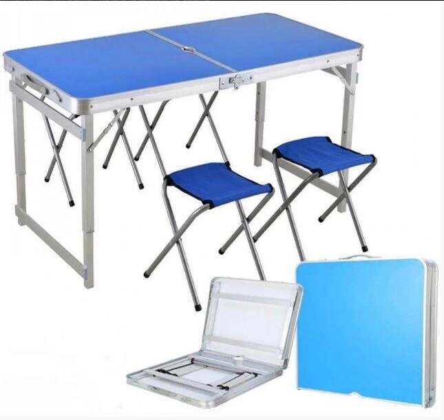 Стол с 4 стульями для пикника FG-120-blue от компании Atlanta Интернет-Магазин - фото 1