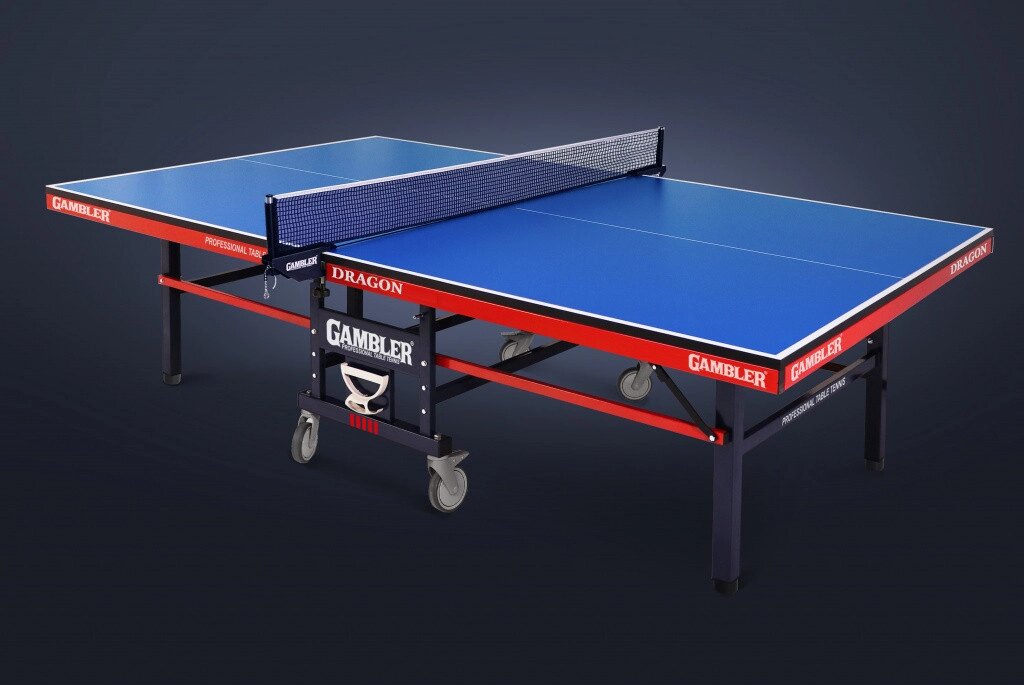 Теннисный стол Gambler DRAGON blue (США) от компании Atlanta Интернет-Магазин - фото 1