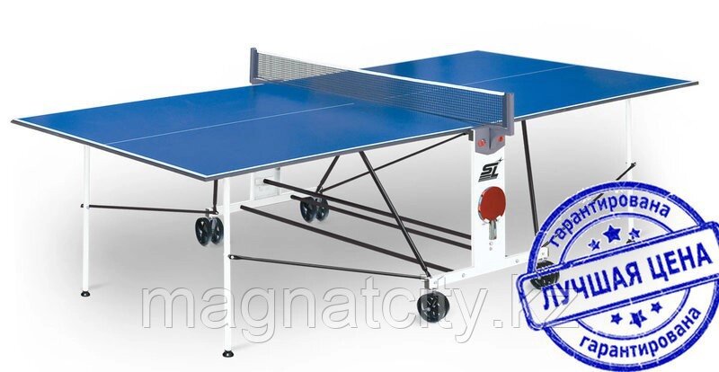 Теннисный стол Start Line Compact LX с сеткой от компании Atlanta Интернет-Магазин - фото 1