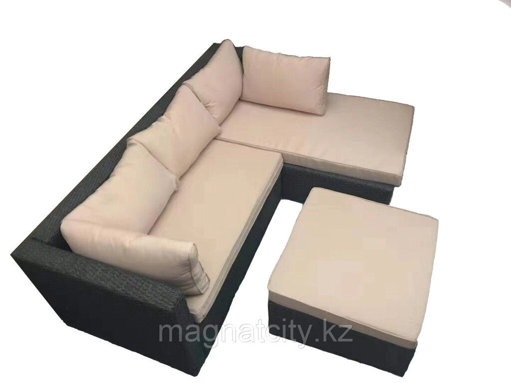 Угловой диван с пуфиком "Прага" (2 дивана + 1 пуфик) от компании Atlanta Интернет-Магазин - фото 1