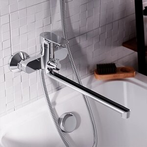 789500000 Origin Evo 2, смеситель для ванны/душа с универсальным изливом 350 мм, ручным душем AM. PM