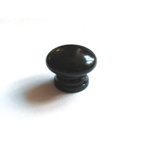 Алапаевск большая черная Ручка-кнопка меб. (10)