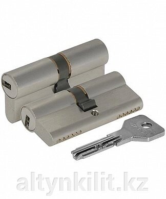 Цилиндровый механизм Cisa ASIX OE300-22.12 (100 мм/30+10+60), НИКЕЛЬ